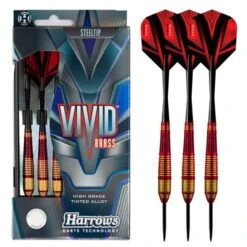 Fléchette Harrow Acier Vivid 24gr Rouge