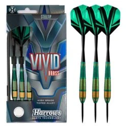 Fléchette Harrow Acier Vivid 22Gr Vert