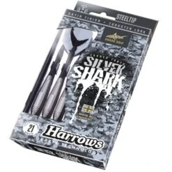 Fléchettes Harrows Acier Silver Shark 22 GR