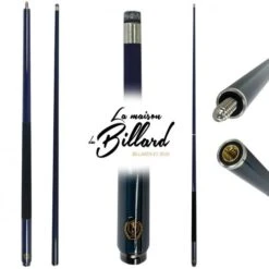 Queue Hybride Pour Tous Style De Billard Effet Carbone Bleue