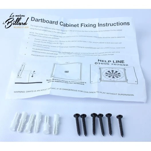 Jeu De Fléchette Traditionnel Avec Armoire – Image 7