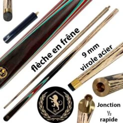 Queue De Billard Faite Main : Lord-Cue Aston F450