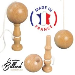Bilboquet En Bois Fait En France