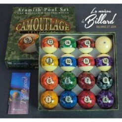 Boules De Billard US Aramith Camouflage, Un cadeau Idéal