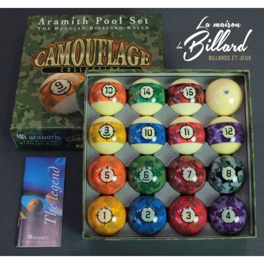 Boules De Billard US Aramith Camouflage, Un cadeau Idéal