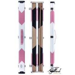 Boitier Queue Billard Rose Et Blanc