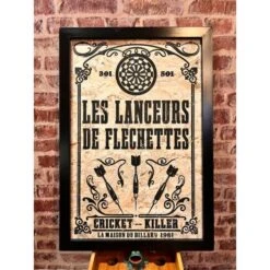 Cadre Déco Fléchettes (Fabrication Artisanale Française)
