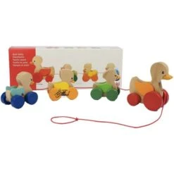 Le Canard à Tirer - Jouet En Bois Pour L'apprentissage De La Marche.