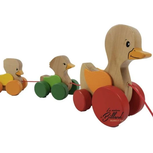 Le Canard à Tirer - Jouet En Bois Pour L'apprentissage De La Marche. – Image 4