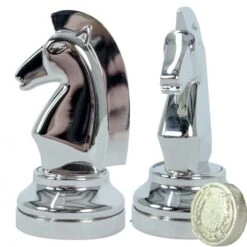 Casse-tête Pièce échecs Cavalier Métallique : Libérer La Pièce Cachée