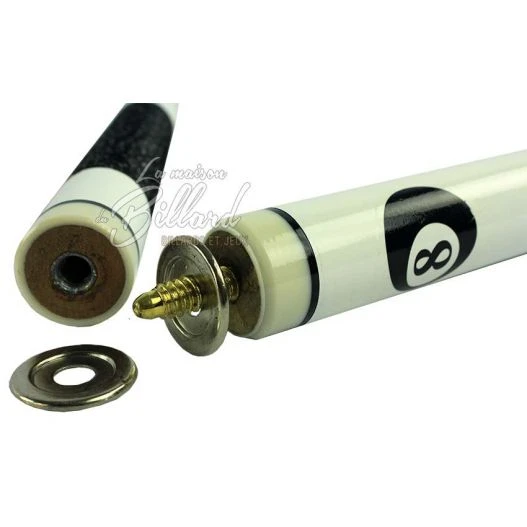 Coffret Queue De Billard Blanche Avec étui Et Craie – Image 4