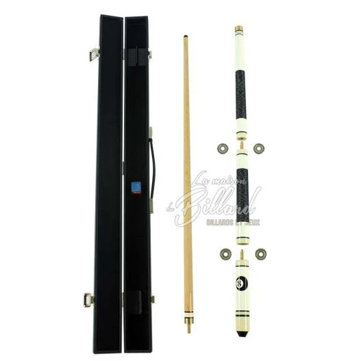Coffret Queue De Billard Blanche Avec étui Et Craie