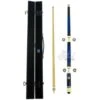 Coffret Queue De Billard Mixte 4 Parties Bleue