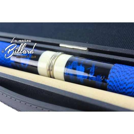 Coffret Queue De Billard Mixte 4 Parties Bleue – Image 4