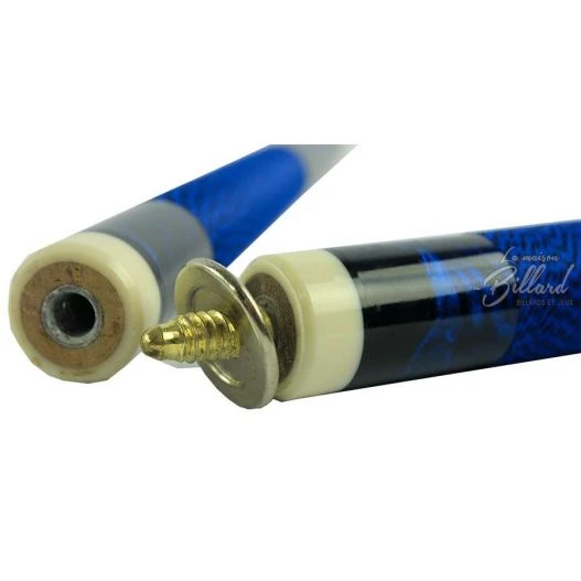 Coffret Queue De Billard Mixte 4 Parties Bleue – Image 6