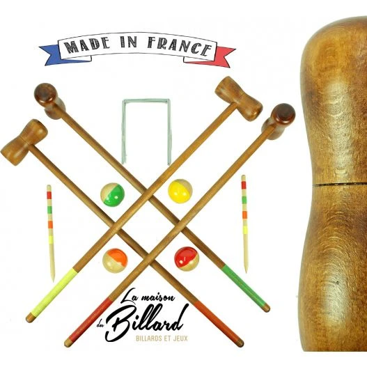 Croquet 4 Joueurs Adulte Vintage