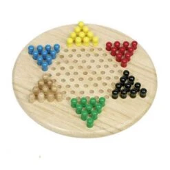 Le Jeu De Dames Chinoises En Bois, Le Jeu De Stratégie Pour Tous