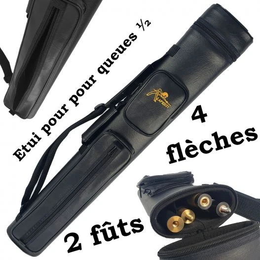 Etui Rigide Pour 2 Queues De Billards