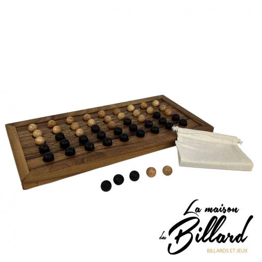 Fanorona - Jeu Traditionnel Malgache En Bois Massif – Image 3