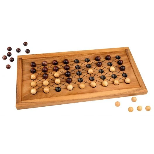 Fanorona - Jeu Traditionnel Malgache En Bois Massif – Image 6