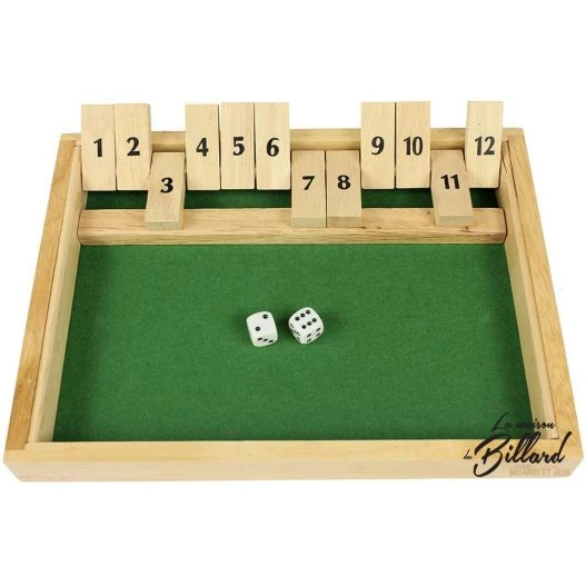 « Shut The Box 12 Clapets » : Un Jeu Pour L’apéros, Ou Faire Aimer Les Maths.