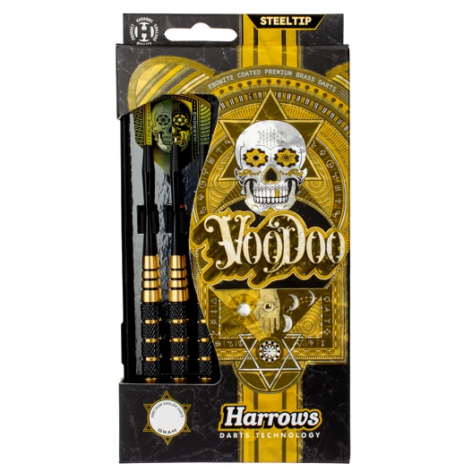 Fléchettes Harrows Acier Voodoo Brass 23 GK – Image 5