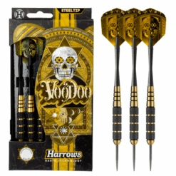 Fléchettes Harrows Acier Voodoo Brass 21 GK