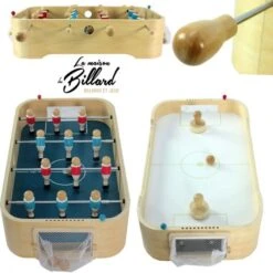 Hockey & Baby-Foot Vilac, Le Jouet En Bois 2 En 1