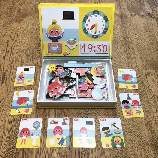 Apprendre à Lire L’heure Facilement Grâce Au Jeu Magnetibook