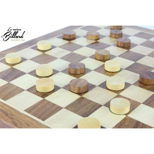 Jeu De Dames Marqueté Et Magnétique – Image 11