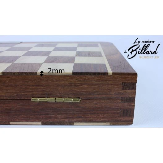 Jeu De Dames Marqueté Et Magnétique – Image 10