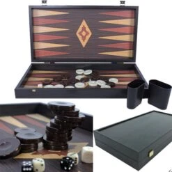 Jeu De Backgammon En Bois