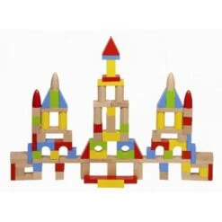 Le Jeu De Construction En Bois, Le Cadeau Idéal Pour Les Enfants ! 100 Pieces