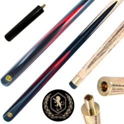 Lord Cue Black-out Rouge - Faite Main