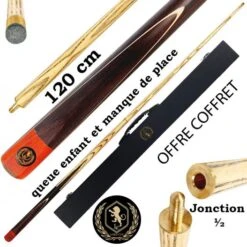Coffret Lord Cue Nano T700 120 Cm : La Qualité Pour Les Petits Joueurs Ou Pour Les Coups Courts