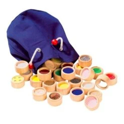 Jouet En Bois Sensoriel : Mèmo Tactile