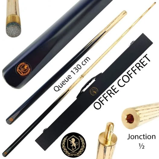 Coffret Lord-Cue Nano T750 : Petite Queue De Billard 130 Cm Pour Un Jeune Joueur