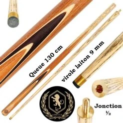 Lord-Cue Nano T800 : La Petite Queue De Billard 130 Cm Pour Un Jeune Joueur