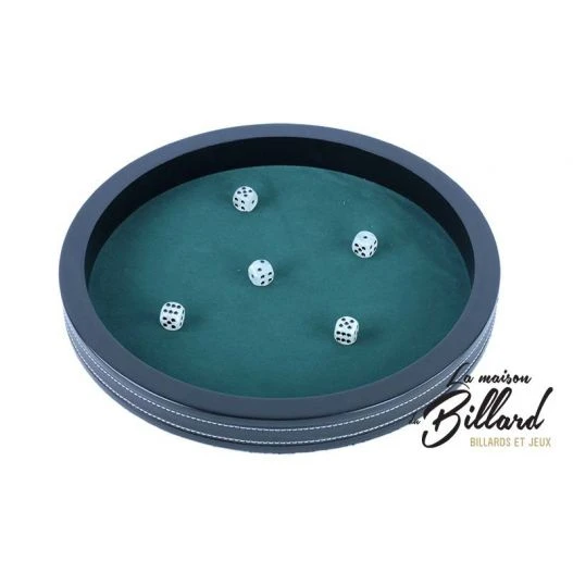 Piste De Dés Prestige Noir 34 Cm