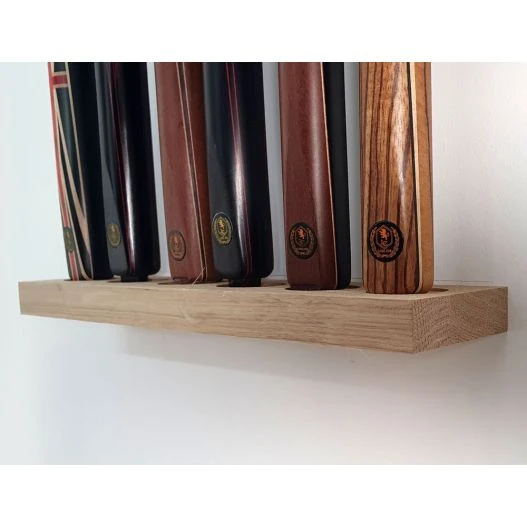 Porte Queues Barrette à Fixation Invisible (chêne Massif) – Image 2