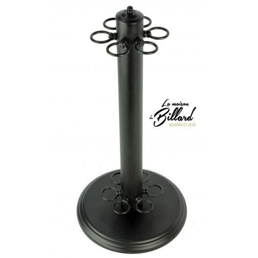 Porte Queues Mixte En Métal Noir