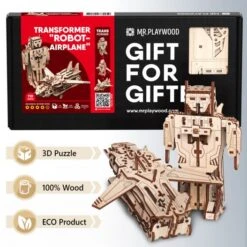 Puzzle En Bois Robot-Avion : Une Sorte De Nouveau Lego Pour Adultes