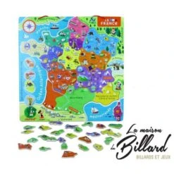 Puzzle En Bois Carte De France Et Régions