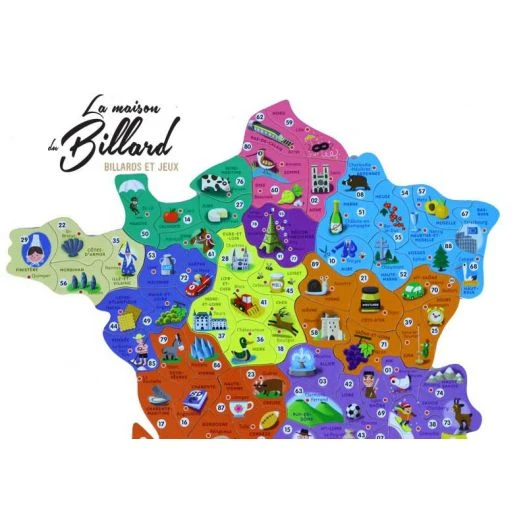 Puzzle En Bois Carte De France Et Régions – Image 4