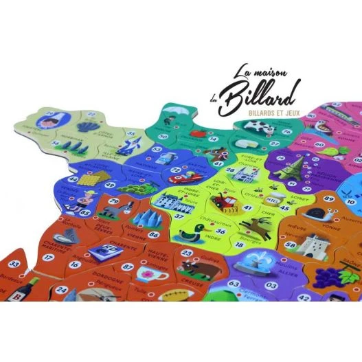 Puzzle En Bois Carte De France Et Régions – Image 6