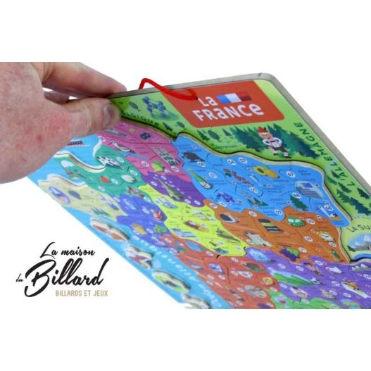 Puzzle En Bois Carte De France Et Régions – Image 8