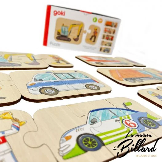 Puzzle Métiers, Un Superbe Jouet En Bois Pour Les Enfants Dès 2 ans – Image 2