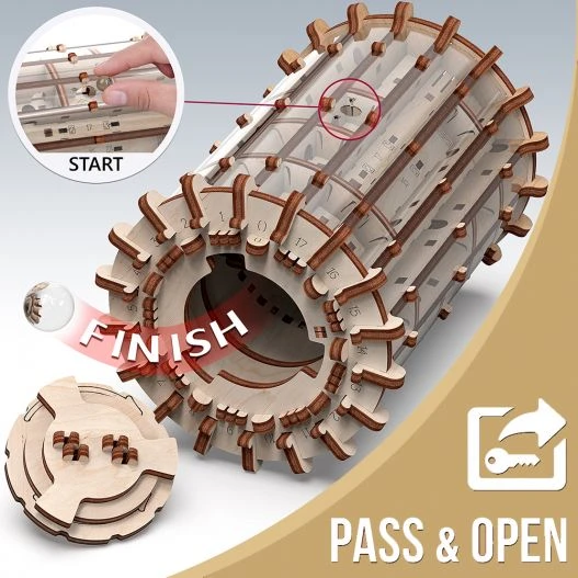 Puzzle 3D Adulte, Labyrinthe Et Boîte à Secret : 3 Jeux En 1 – Image 2