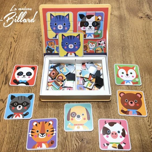 Puzzle Magnétique Pour Composer Des Animaux Et En Inventer D’autres