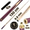 Queue Billard 3/4 (130cm + Extension 15cm) Lord-cue Falcon X130.